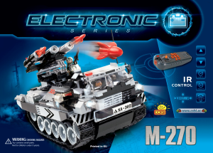 Manual Cobi set 21903 Electronic M-270 rocket launcher