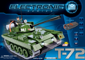 Vadovas Cobi set 21904 Electronic T-72