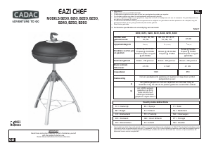 Handleiding Cadac Eazi Chef 8200 Barbecue