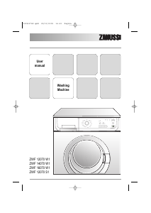 Handleiding Zanussi ZWF 14070 W1 Wasmachine