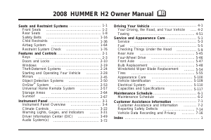 Manual Hummer H2 (2008)