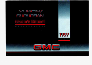 Manual GMC Suburban (1997)