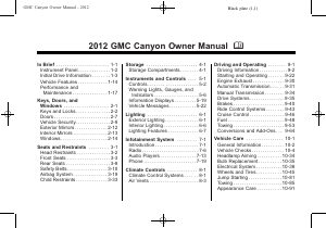 Manual GMC Canyon (2012)