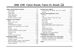 Manual GMC Yukon Denali (2006)