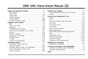 Manual GMC Sierra 1500 (2005)