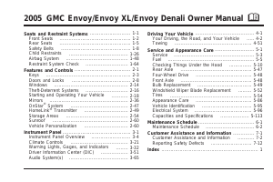 Manual GMC Envoy XL (2005)