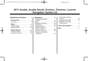 Handleiding GMC Acadia (2011)