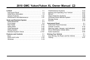 Manual GMC Yukon XL (2010)