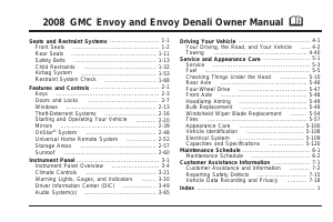 Handleiding GMC Envoy (2008)