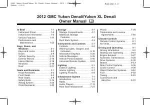 Manual GMC Yukon (2012)