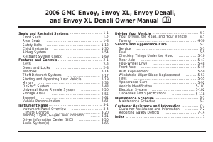 Manual GMC Envoy XL (2006)