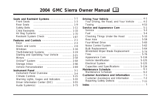 Manual GMC Sierra 2500 Crew Cab (2004)