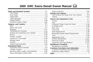 Manual GMC Sierra Denali (2005)