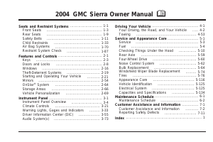 Handleiding GMC Sierra 3500 (2004)
