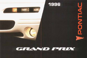 Bruksanvisning Pontiac Grand Prix (1996)