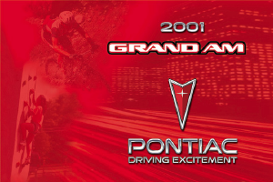 Bruksanvisning Pontiac Grand Am (2001)