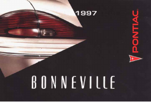 Manual Pontiac Bonneville (1997)