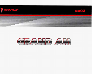 Handleiding Pontiac Grand Am (2003)