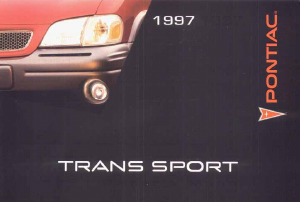 Manual Pontiac Trans Sport (1997)