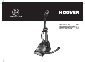 Manual Hoover CJ930T 011 Steam Cleaner