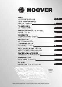 Manual de uso Hoover HGH64SDWCE X Placa
