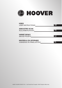 Handleiding Hoover HGH64SF X Kookplaat
