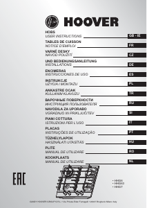 Mode d’emploi Hoover HHG6DDVX Table de cuisson