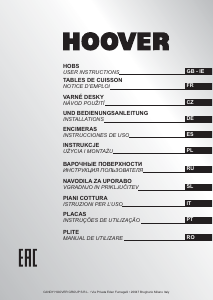 Mode d’emploi Hoover HGV75SXV B Table de cuisson