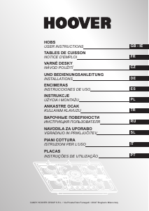 Mode d’emploi Hoover HGH 64SQDX Table de cuisson