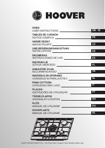 Manuale Hoover HGH64SCE B Piano cottura