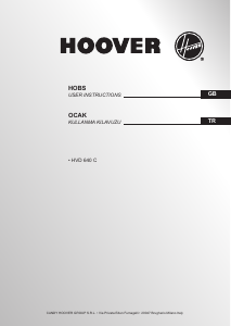 Manual Hoover HVD 640 C/1 Hob