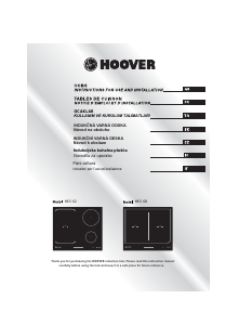 Mode d’emploi Hoover HES 6D Table de cuisson