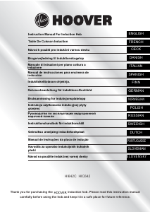 Bruksanvisning Hoover HIC642 Kokeplate