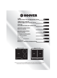 Manual Hoover HIES430B Hob
