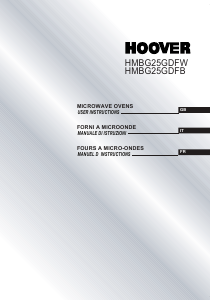 Mode d’emploi Hoover HMBG25/1GDFB Micro-onde