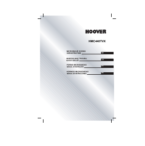 Manual de uso Hoover HMC 440 TVX Microondas