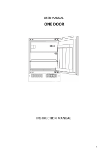 Manual de uso Hoover HBOD 822 N Refrigerador