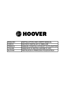 Manuale Hoover HDTI6500/1X Cappa da cucina