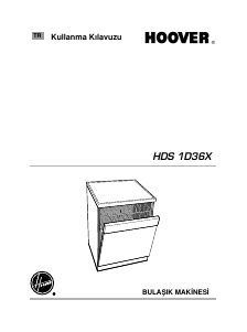 Kullanım kılavuzu Hoover HDS 1D36X Bulaşık makinesi