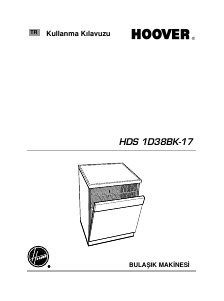 Kullanım kılavuzu Hoover HDS 1D38BK-17 Bulaşık makinesi