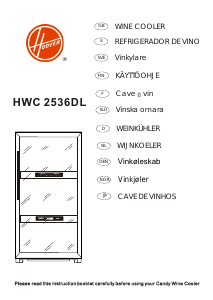 Handleiding Hoover HWC 2536 DL Wijnklimaatkast