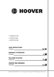 Kullanım kılavuzu Hoover HOE3051IN Fırın