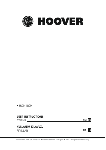 Handleiding Hoover HON100X Oven