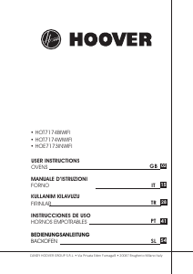 Manual Hoover HOT7174WI WF/E Oven