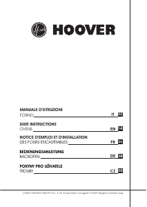 Manuál Hoover HOF4050C Trouba