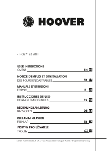 Mode d’emploi Hoover HOZ7173WI WIFI Four