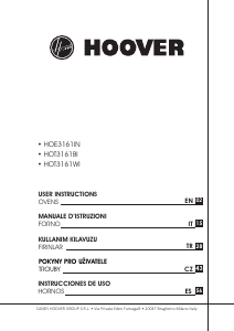 Manual de uso Hoover HOE3161IN/E Horno