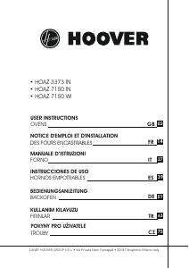 Bedienungsanleitung Hoover HOMS6508X Backofen