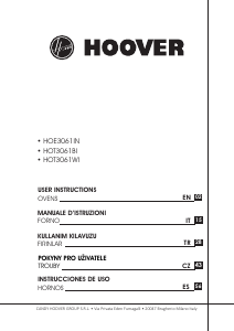 Manual de uso Hoover HOT3161BI Horno