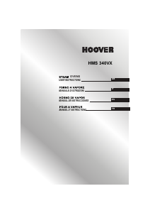 Manual Hoover HMS340VX Oven